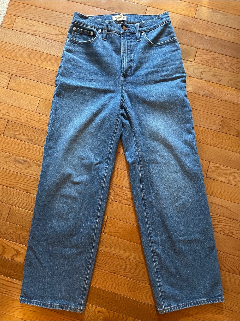 Madewell Perfect Vintage Wide Leg Crop Jean